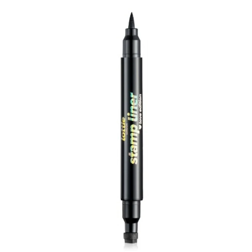 Lottie London Stamp Liner Love Edition Heart Stamp Eyeliner Duo Ultra Black